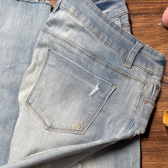 Indigo Rein Light Blue Distressed Skinny Jeans - Picture 4 of 5